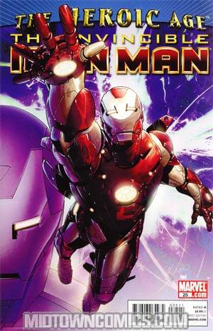 Invincible Iron Man #25 Cover A 1st Ptg Regular Salvador Larroca Cover