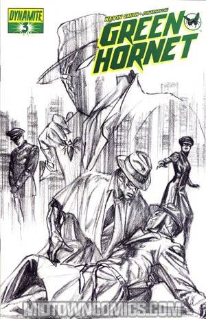 Kevin Smiths Green Hornet #3 Cover E Incentive Alex Ross Black & White & Green Cover