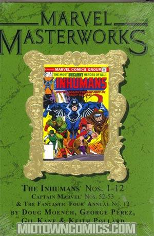 Marvel Masterworks Inhumans Vol 2 HC Variant Dust Jacket