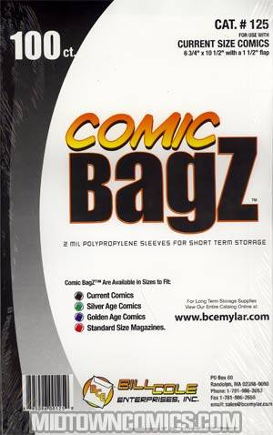 Bill Cole BAGZ Current Size Bags 100-Count