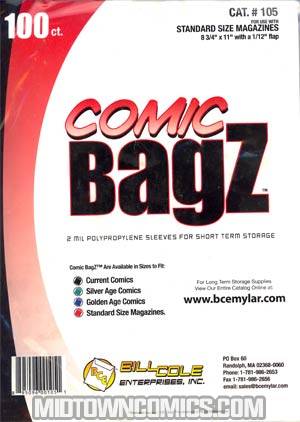 Bill Cole BAGZ Magazine Size Bags 100-Count