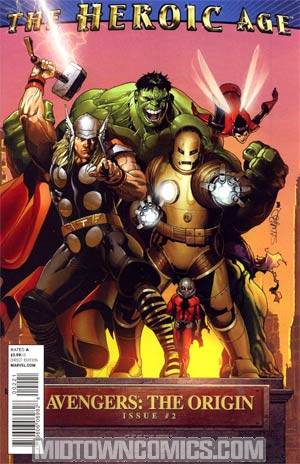 Avengers The Origin #2 Incentive Salvador Larroca Heroic Age Variant Cover