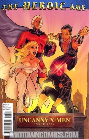Uncanny X-Men #524 Cover B Incentive Stephane Roux Heroic Age Variant Cover (X-Men Second Coming Part 6)