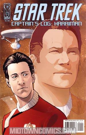 Star Trek Captains Log Harriman #1 Regular David Messina Cover