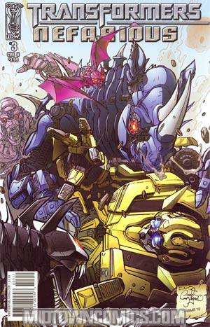 Transformers Nefarious #3 Cover B