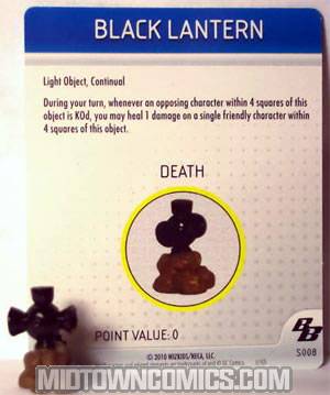 DC Heroclix The Brave & The Bold Black Lantern Battery 3D Object