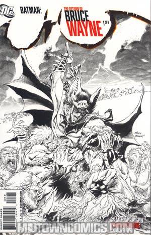 Batman Return Of Bruce Wayne #1 Cover D Incentive Andy Kubert Sketch Cover