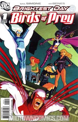 Birds Of Prey Vol 2 #1 Incentive Cliff Chiang Variant Cover (Brightest Day Tie-In)