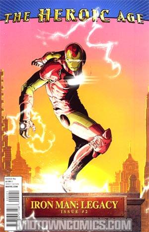Iron Man Legacy #2 Cover B Incentive Heroic Age Variant Cover