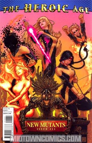 New Mutants Vol 3 #13 Incentive John Tyler Christopher Heroic Age Variant Cover (X-Men Second Coming Part 7)