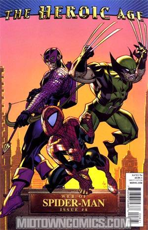Web Of Spider-Man Vol 2 #8 Cover B Incentive Brian Stelfreeze Heroic Age Variant Cover