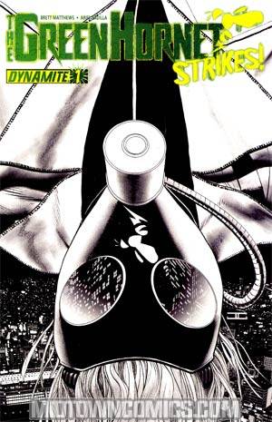 Green Hornet Strikes #1 Cover B Incentive John Cassaday Black & White & Green Cover