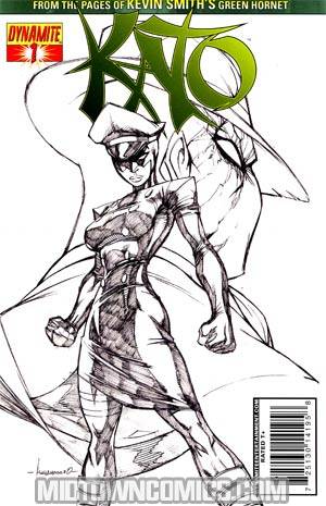 Kevin Smiths Kato #1 Cover E Incentive Ale Garza Black & White & Green Cover