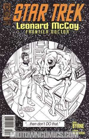 Star Trek Leonard McCoy Frontier Doctor #2 Incentive John Byrne Gag Photo Variant Cover