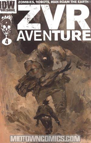 Zombies vs Robots Aventure #4 Incentive Ashley Wood Variant Cover