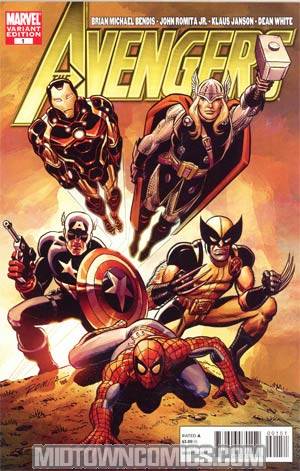 Avengers Vol 4 #1 Cover G Incentive John Romita Sr Variant Cover (Heroic Age Tie-In)