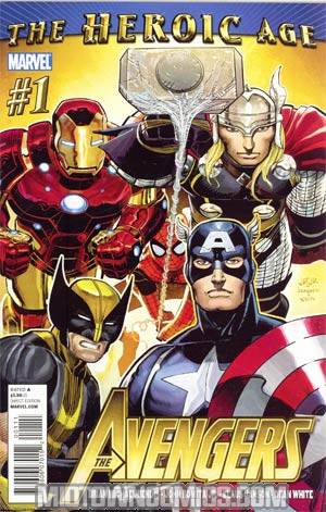 Avengers Vol 4 #1 Cover A 1st Ptg Regular John Romita Jr Cover (Heroic Age Tie-In)