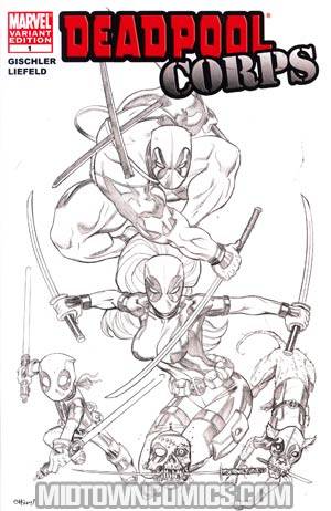 Deadpool Corps #1 Incentive Ed McGuinness Sketch Cover