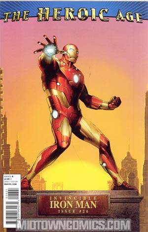 Invincible Iron Man #26 Cover B Incentive Heroic Age Variant Cover (Heroic Age Tie-In)