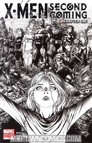 X-Men Second Coming #1 Incentive David Finch Sketch Cover (X-Men Second Coming Part 1)