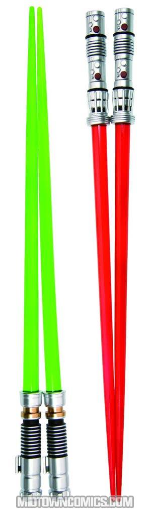 Star Wars Lightsaber Chopsticks Set Darth Maul & Luke Skywalker Episode VI