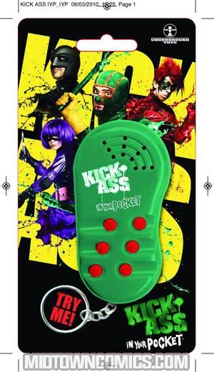 Kick-Ass In Your Pocket Talking Keychain