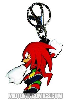 Sonic The Hedgehog Knuckles PVC Keychain