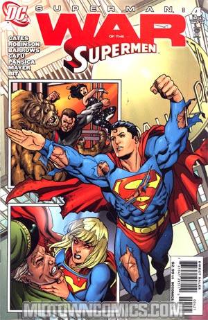 Superman War Of The Supermen #4 Incentive Aaron Lopresti Variant Cover