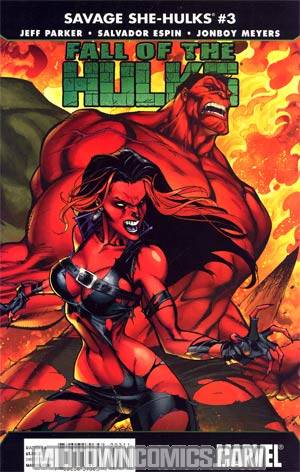 Fall Of The Hulks Savage She-Hulks #3 Cover A Regular J Scott Campbell Cover (World War Hulks Tie-In)