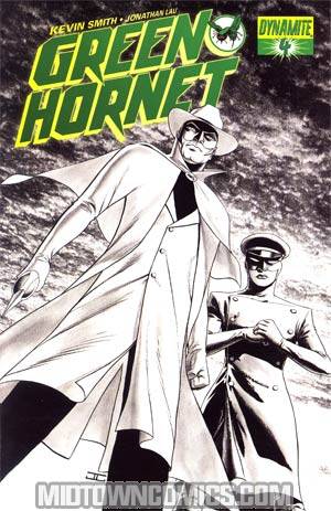 Kevin Smiths Green Hornet #4 Cover F Incentive John Cassaday Black & White & Green Cover