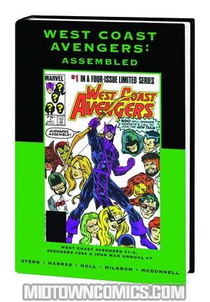 Avengers West Coast Avengers Assemble HC Premiere Edition Direct Market Cover