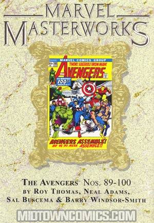 Marvel Masterworks Avengers Vol 10 HC Variant Dust Jacket