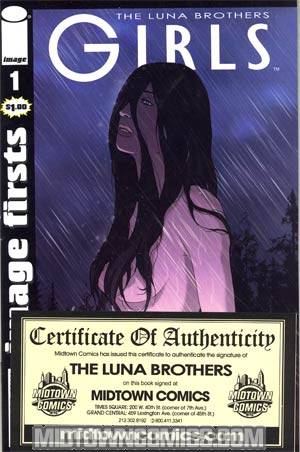 Image Firsts Girls #1 Signed By The Luna Brothers