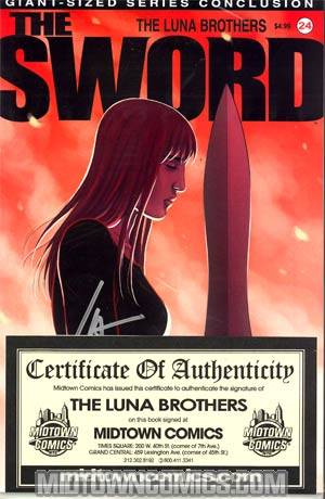 Sword #24 Cover B Signed By The Luna Brothers