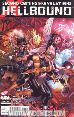 X-Men Second Coming Revelations Hellbound #1 2nd Ptg Harvey Tolibao Variant Cover