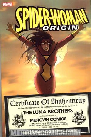Spider-Woman Origin TP Signed By The Luna Brothers