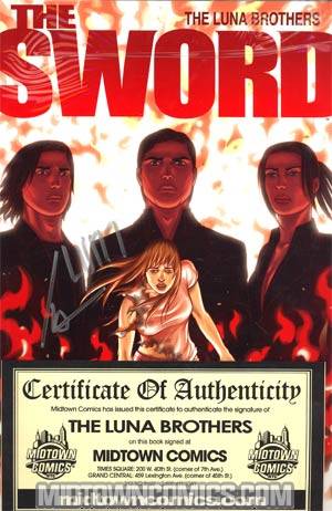Sword Vol 1 Fire TP Signed By The Luna Brothers