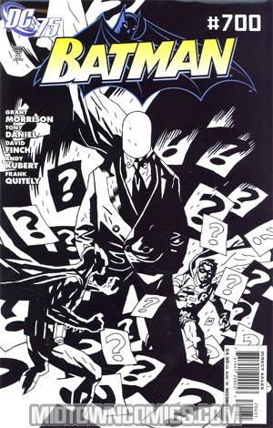 Batman #700 Cover D Incentive DC 75th Anniversary By Mike Mignola Sketch Cover