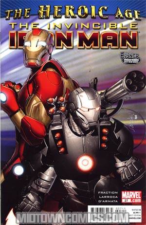 Invincible Iron Man #27 Cover A Regular Salvador Larroca Cover (Heroic Age Tie-In)