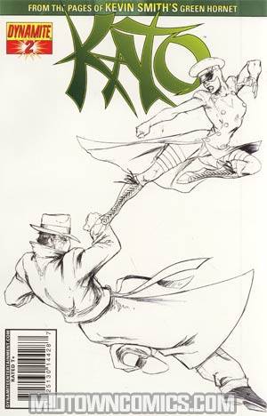 Kevin Smiths Kato #2 Cover E Incentive Joe Benitez Black & White & Green Cover