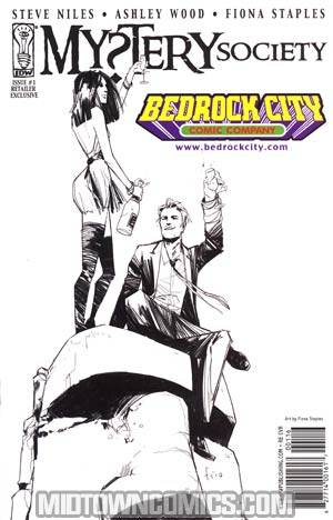 Mystery Society #1 Bedrock City Comic Company Fiona Staples Variant Cover