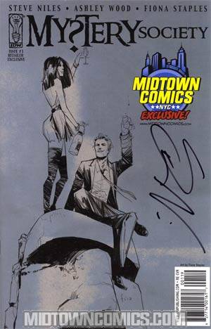 Mystery Society #1 Cover D Exclusive Midtown Comics Fiona Staples Variant Cover Signed By Steve Niles RECOMMENDED_FOR_YOU