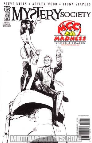 Mystery Society #1 Cover I Madness Games & Comics Fiona Staples Variant Cover