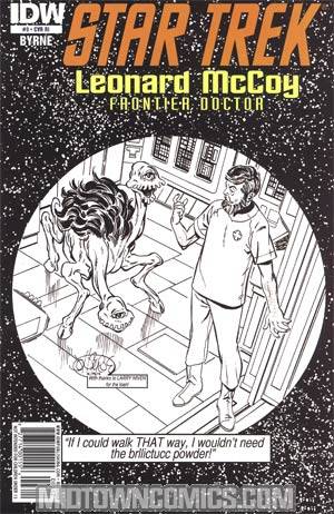 Star Trek Leonard McCoy Frontier Doctor #3 Incentive John Byrne Sketch Cover