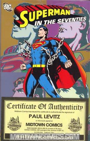 Superman In The Seventies TP Signed By Paul Levitz