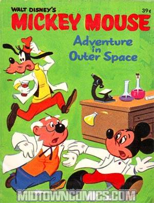Big Little Book Mickey Mouse Adventure In Outer Space HC