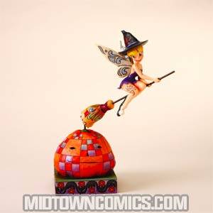 Tinker Bell On Broom Figurine