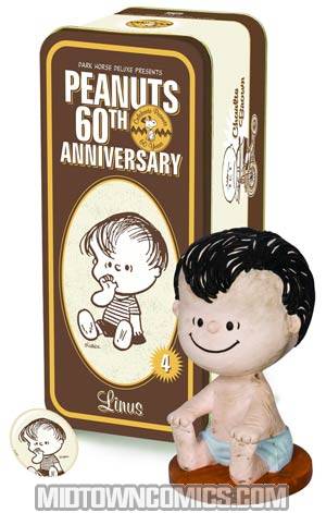 60th Anniversary Classic Peanuts Character #4 Linus Mini Statue