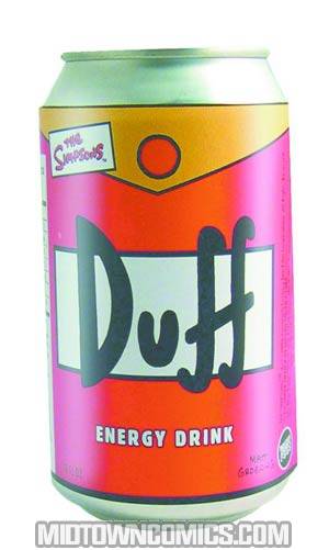 Simpsons Duff Energy Drink