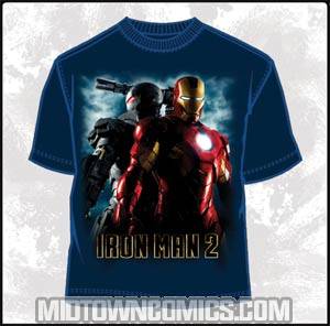 Iron Man 2 War Iron Media-M Black T-Shirt X-Small